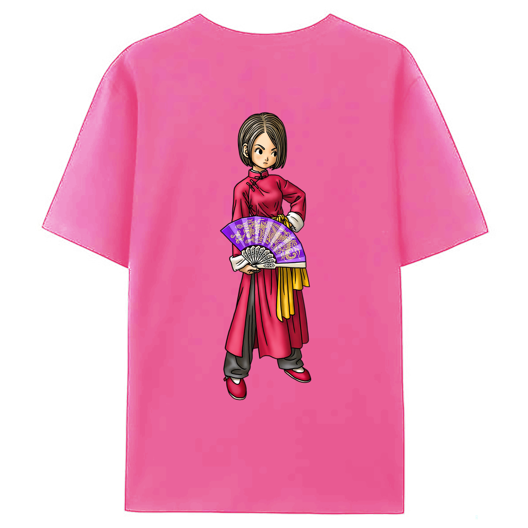 （画像用） ドラゴンクエスト Doragon Kuesuto Dragon Quest レディース半袖Tシャツ(バックプリント)